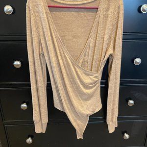 Abercrombie & Fitch - Soft & Easy Wrap Bodysuit - Size L.